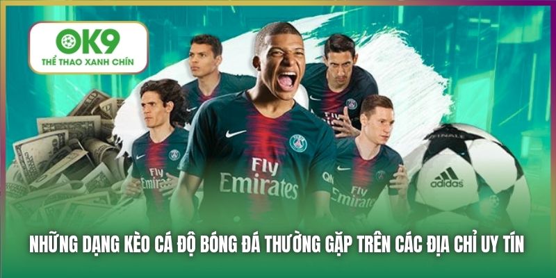 Những dạng kèo cá độ bóng đá thường gặp trên các địa chỉ uy tín