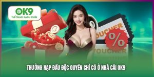 Thưởng Nạp Đầu Siêu Hấp Dẫn Chỉ Có Tại Nhà Cái Ok9
