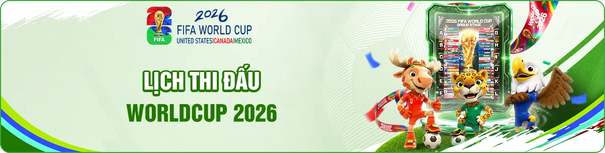 lịch world cup 2026 tại ok9